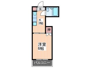 草津東ハイツの物件間取画像